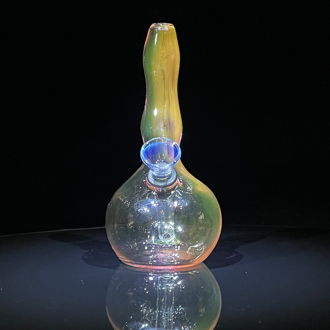 5" Gold Fumed Mini Bong Glass Pipe Mary Jane's Glass