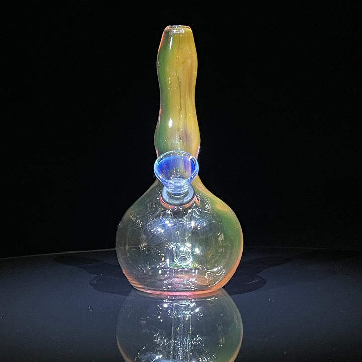 5" Gold Fumed Mini Bong Glass Pipe Mary Jane's Glass