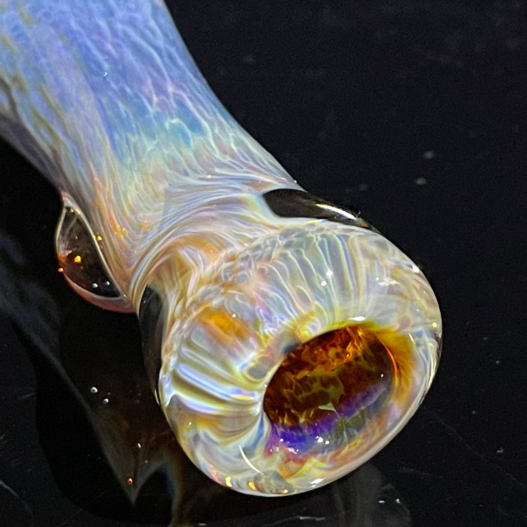 Purple Nebula Chillum Glass Pipe Tako Glass   