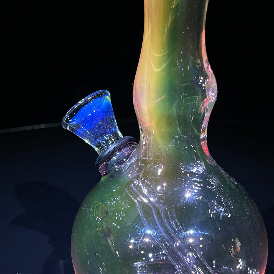 5" Gold Fumed Mini Bong Glass Pipe Mary Jane's Glass