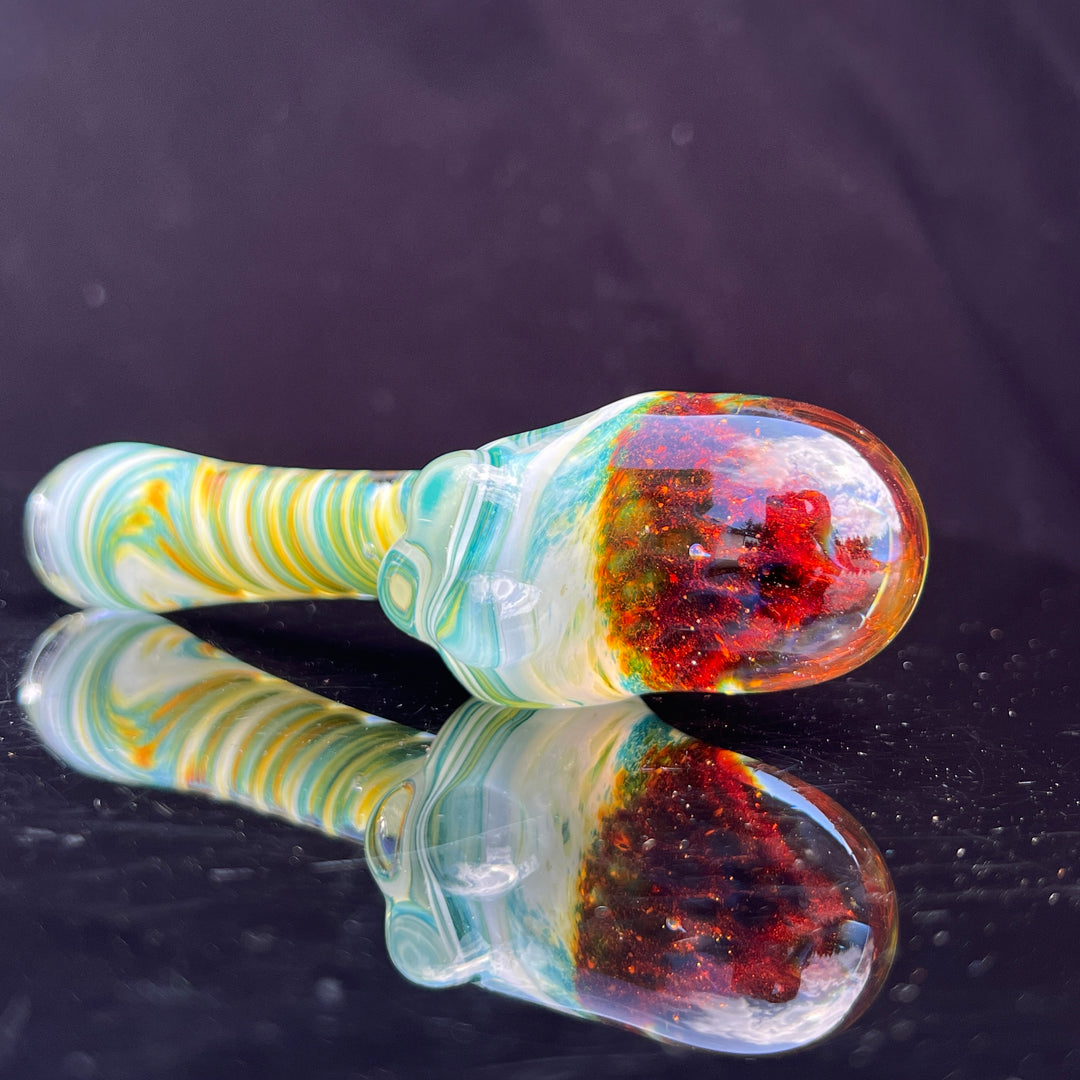 Jupiter Alien Brain Honeycomb Glass Pipe Plug a Nug   