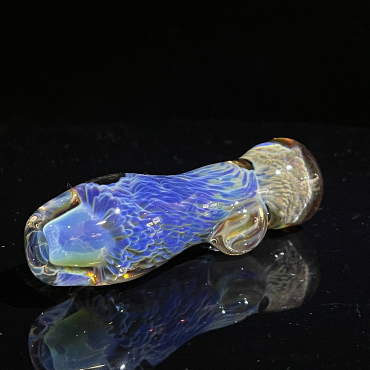 Purple Nebula Chillum Glass Pipe Tako Glass   