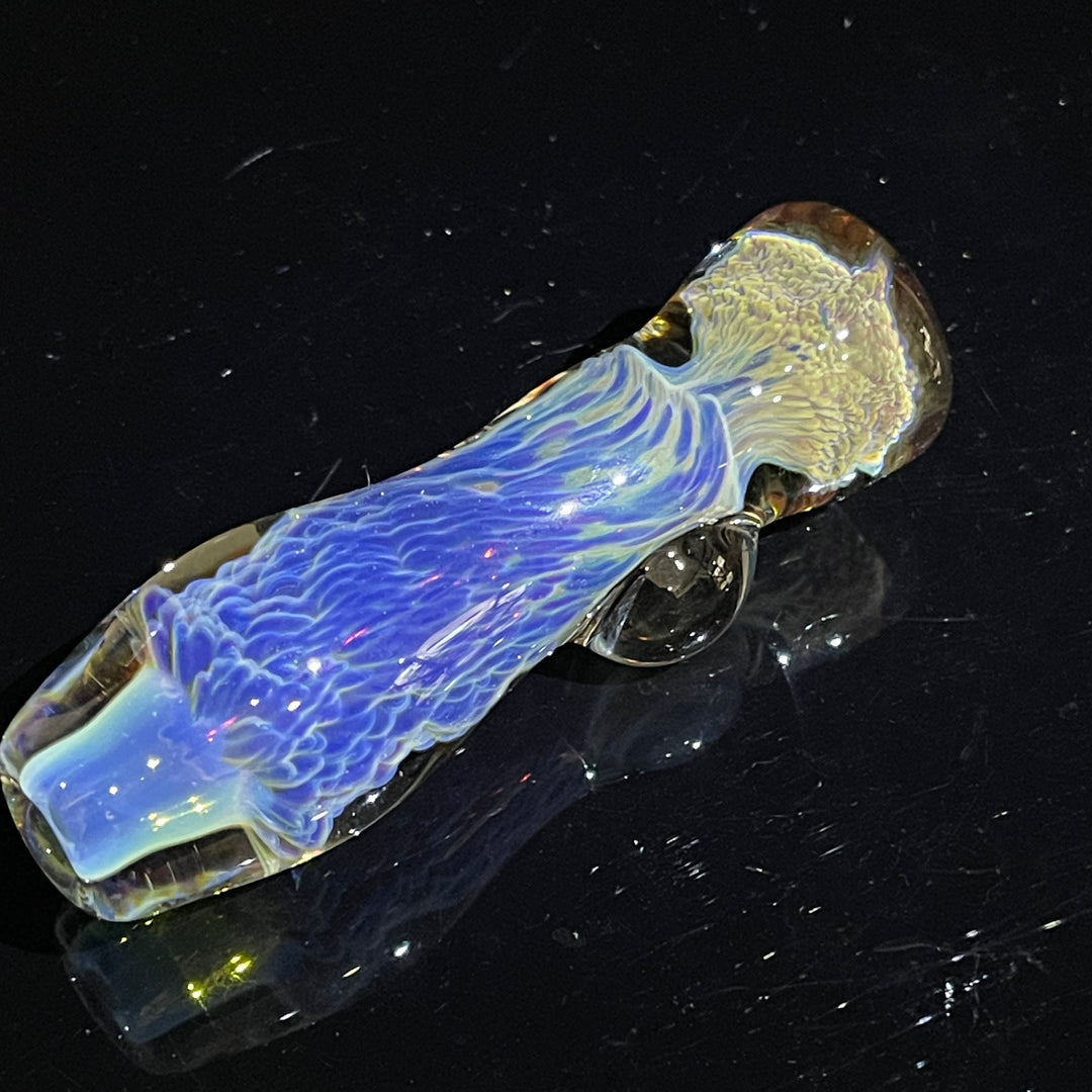 Purple Nebula Chillum Glass Pipe Tako Glass   