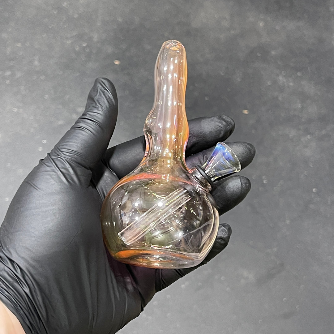 5" Gold Fumed Mini Bong Glass Pipe Mary Jane's Glass