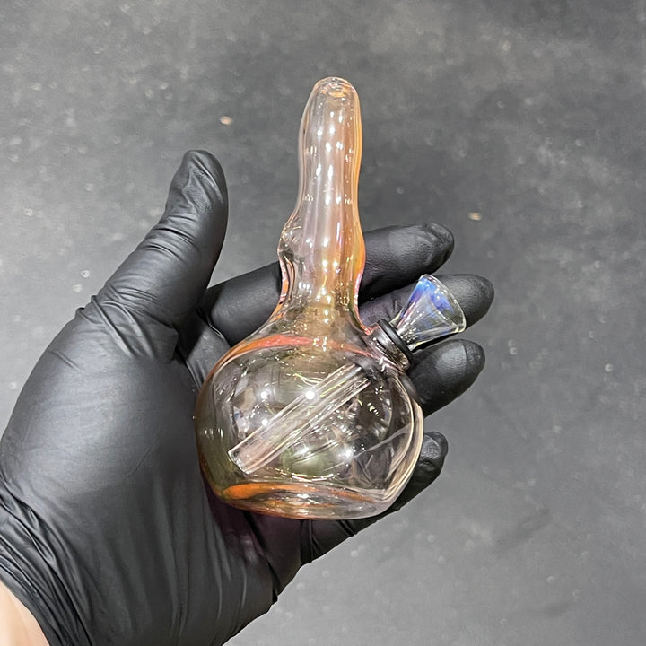 5" Gold Fumed Mini Bong Glass Pipe Mary Jane's Glass