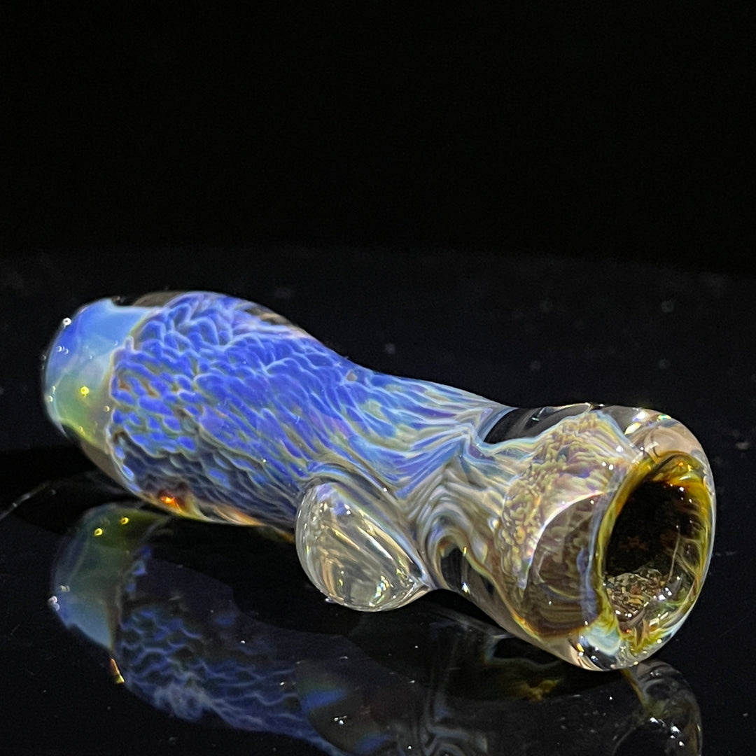 Purple Nebula Chillum Glass Pipe Tako Glass   