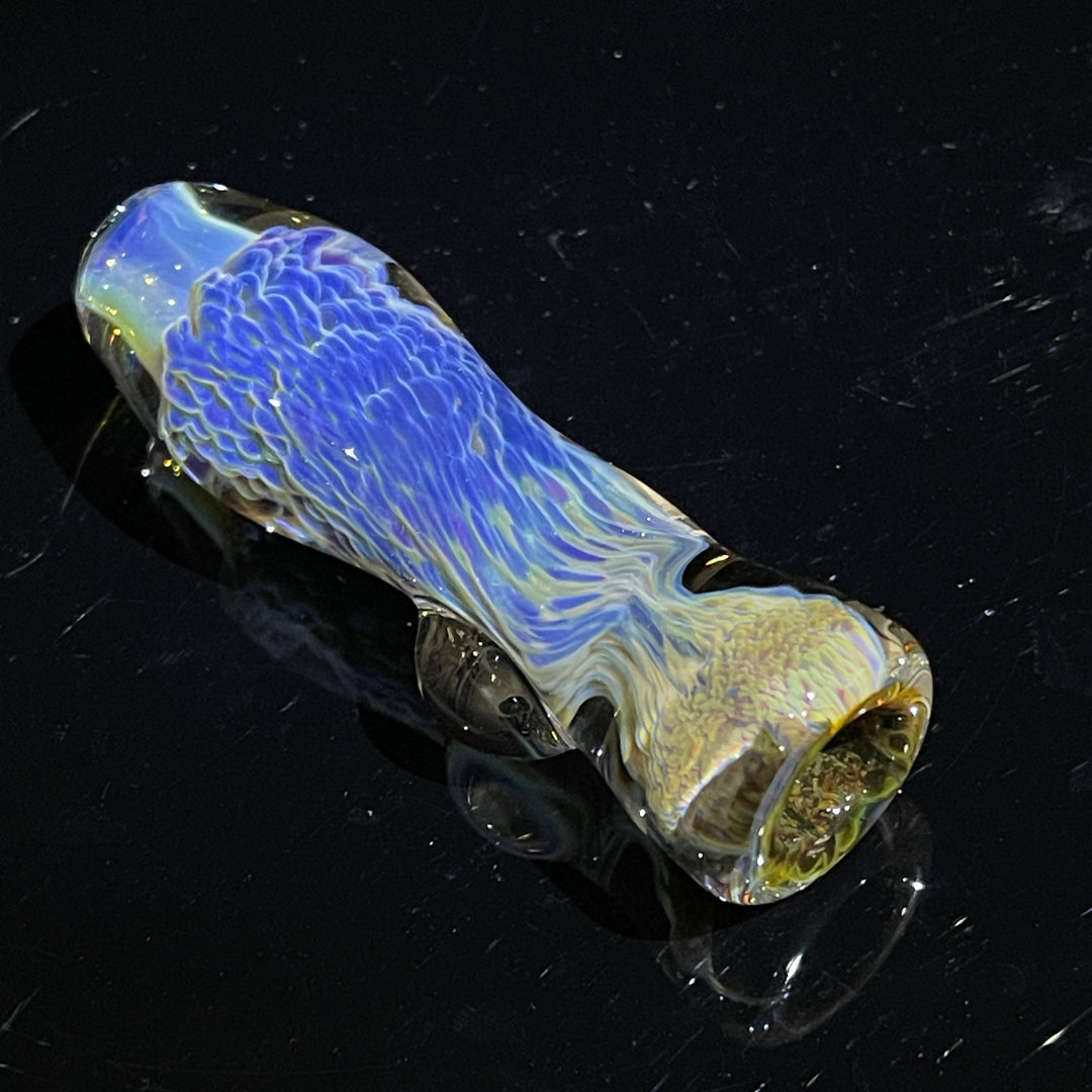 Purple Nebula Chillum Glass Pipe Tako Glass   