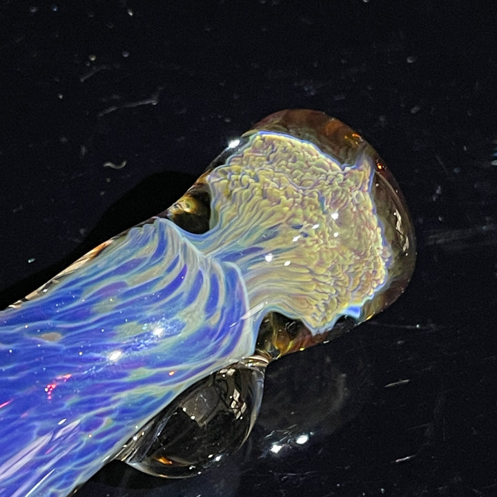 Purple Nebula Chillum Glass Pipe Tako Glass   