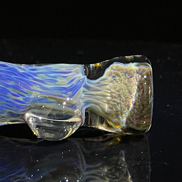 Purple Nebula Chillum Glass Pipe Tako Glass   