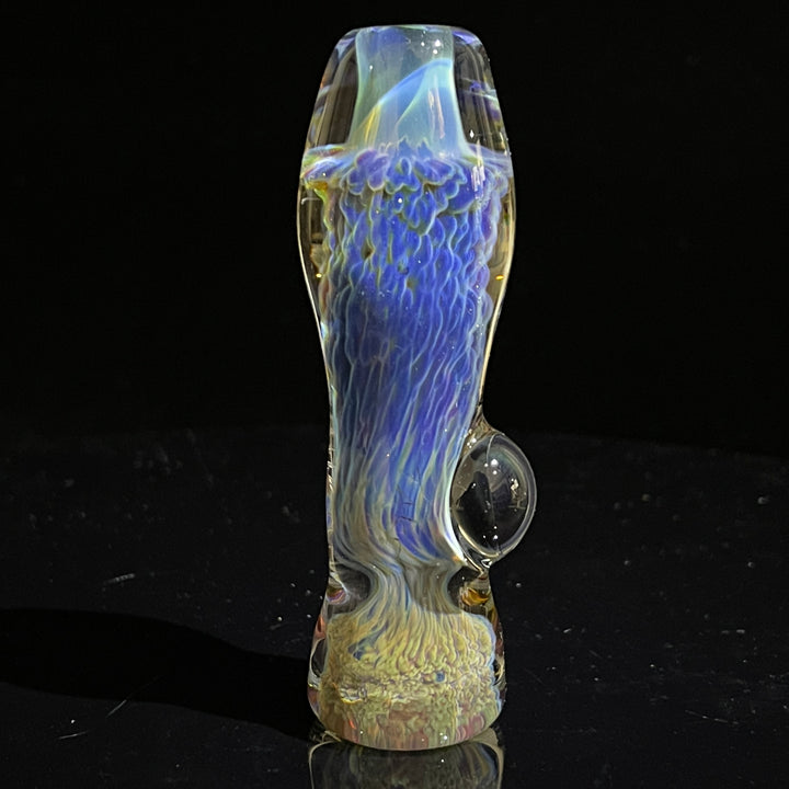 Purple Nebula Chillum Glass Pipe Tako Glass   