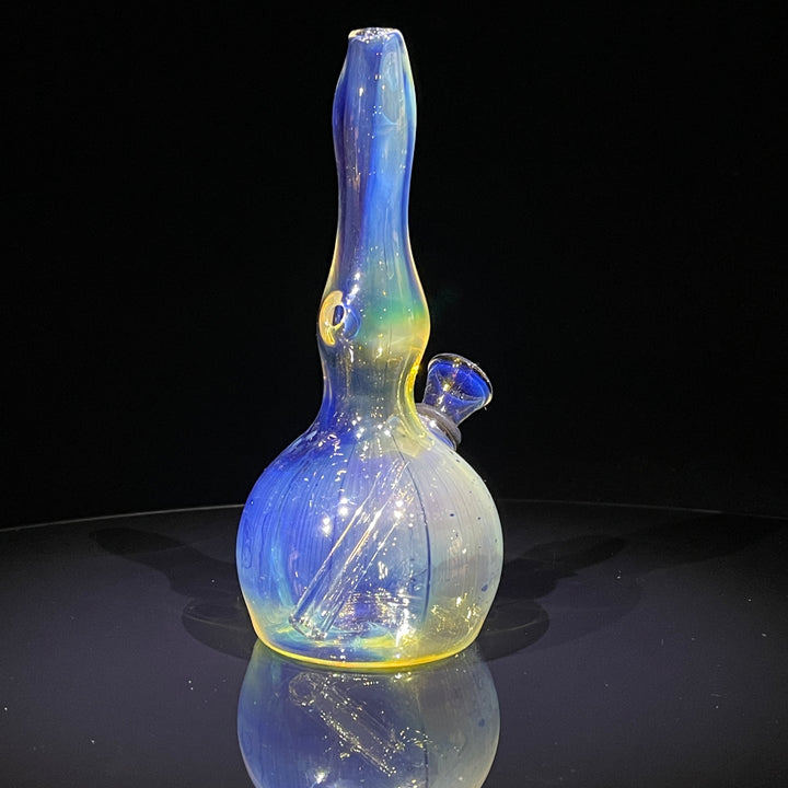 5" Silver Fumed Mini Bong Glass Pipe Mary Jane's Glass