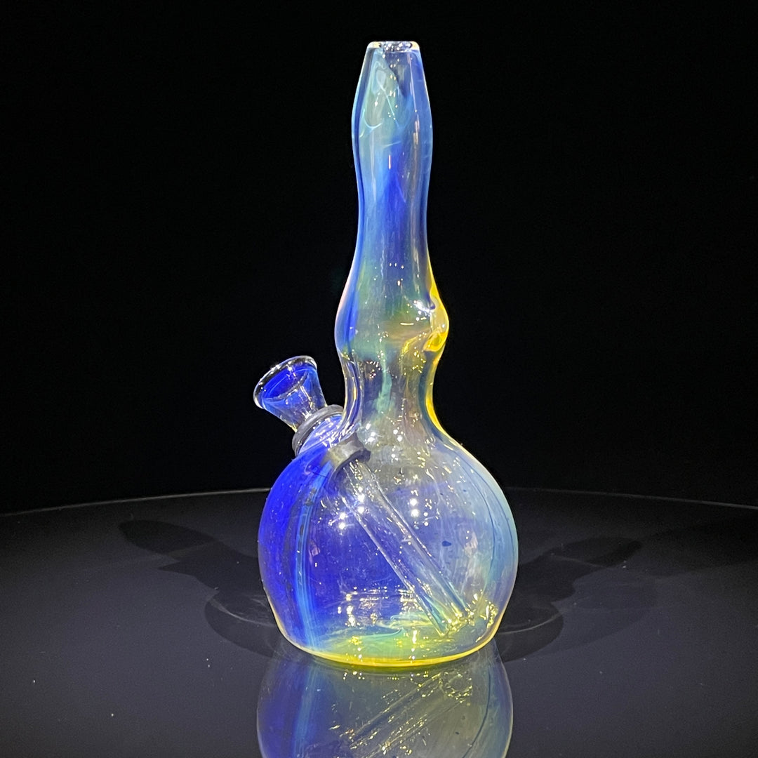 5" Silver Fumed Mini Bong Glass Pipe Mary Jane's Glass