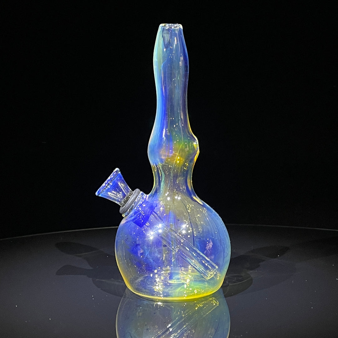 5" Silver Fumed Mini Bong Glass Pipe Mary Jane's Glass