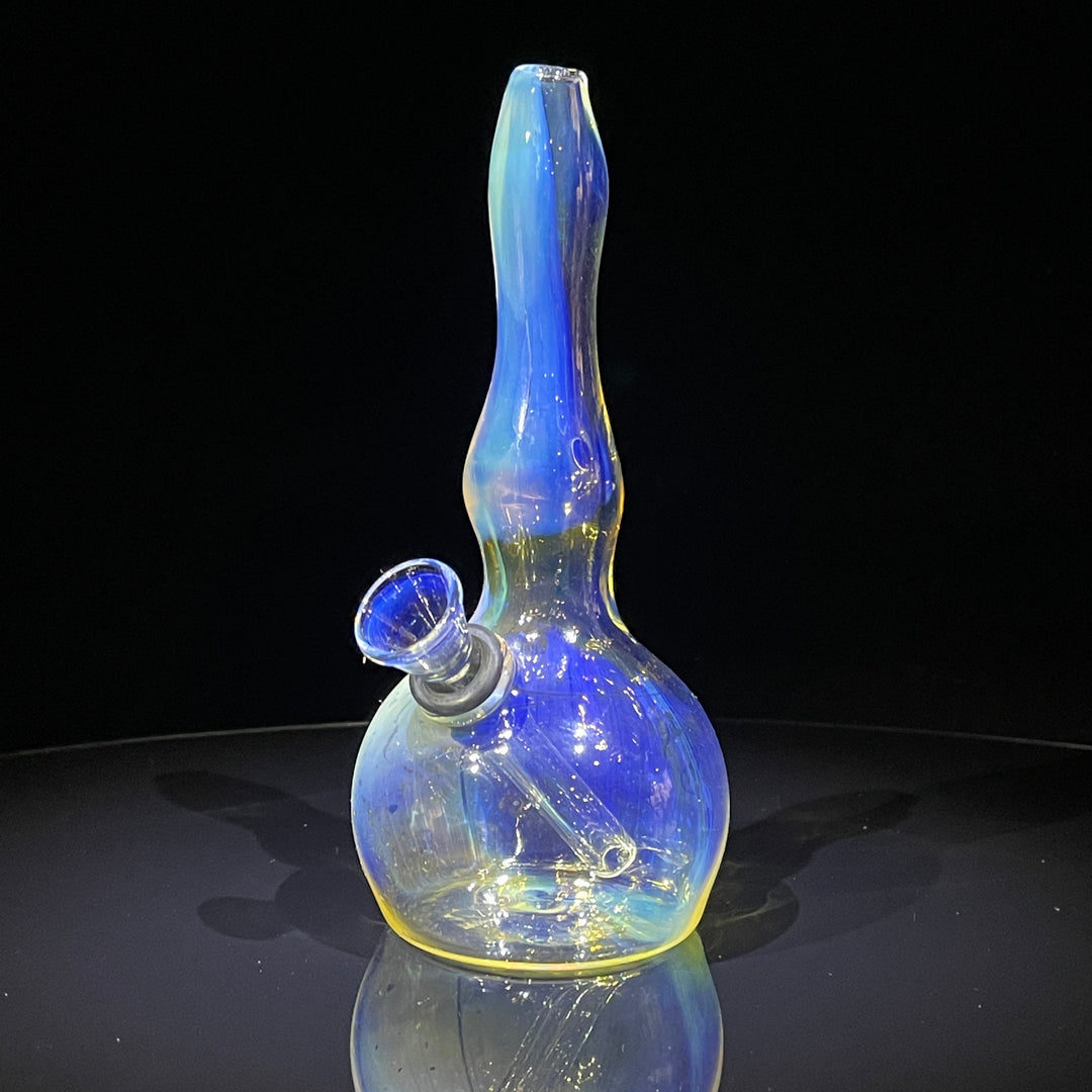 5" Silver Fumed Mini Bong Glass Pipe Mary Jane's Glass