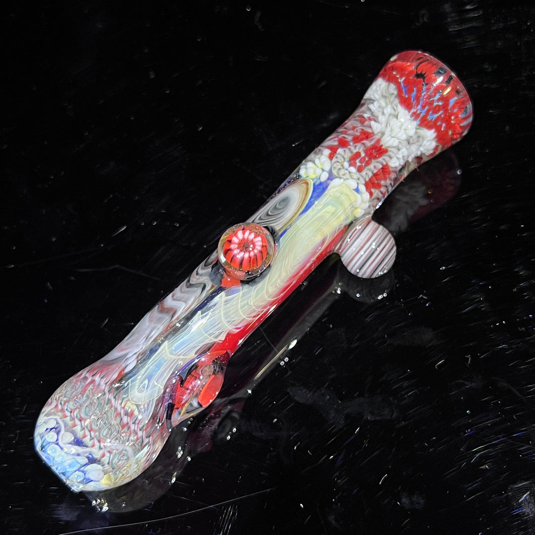 Glass Berry Cupcake Chillum Glass Pipe Glass Berry Cupcake   