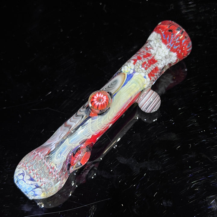 Glass Berry Cupcake Chillum Glass Pipe Glass Berry Cupcake   