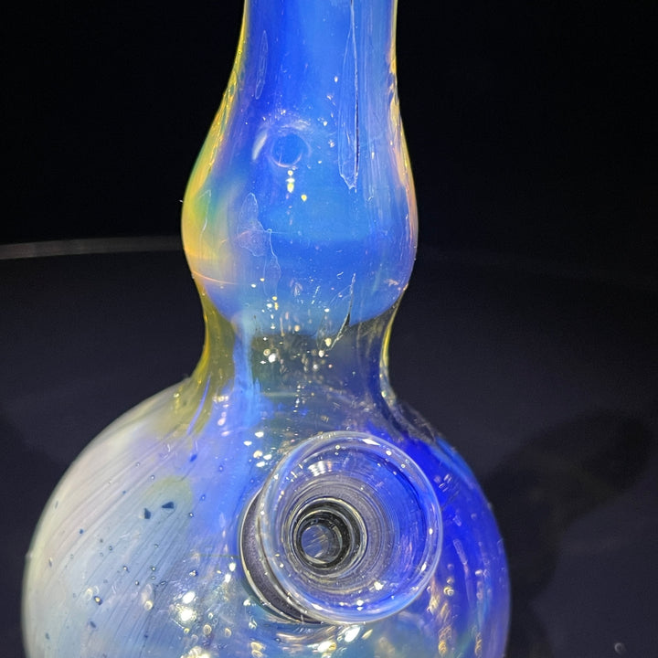 5" Silver Fumed Mini Bong Glass Pipe Mary Jane's Glass