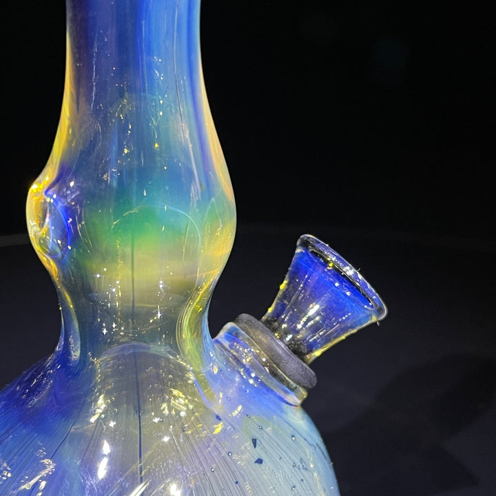 5" Silver Fumed Mini Bong Glass Pipe Mary Jane's Glass