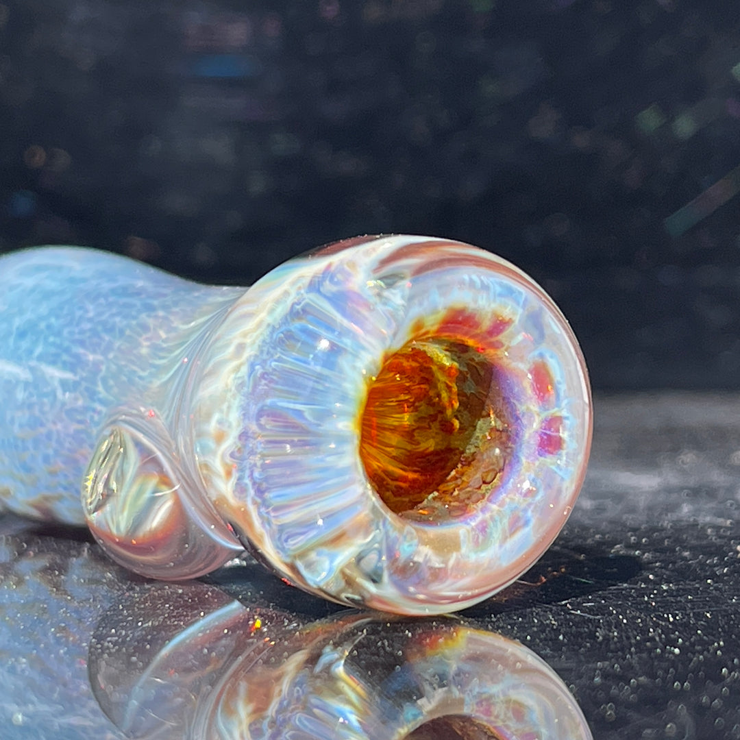 Purple Nebula Chillum Glass Pipe Tako Glass   