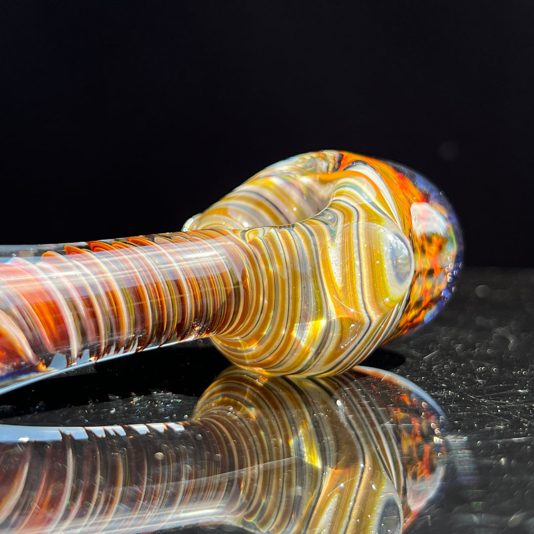 Tiger Eye Alien Brain Honeycomb Glass Pipe Plug a Nug   