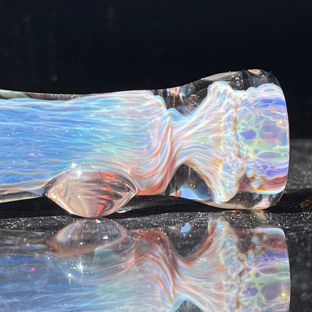 Purple Nebula Chillum Glass Pipe Tako Glass   