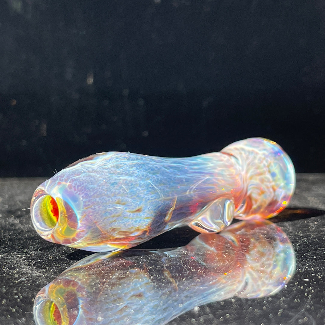 Purple Nebula Chillum Glass Pipe Tako Glass   