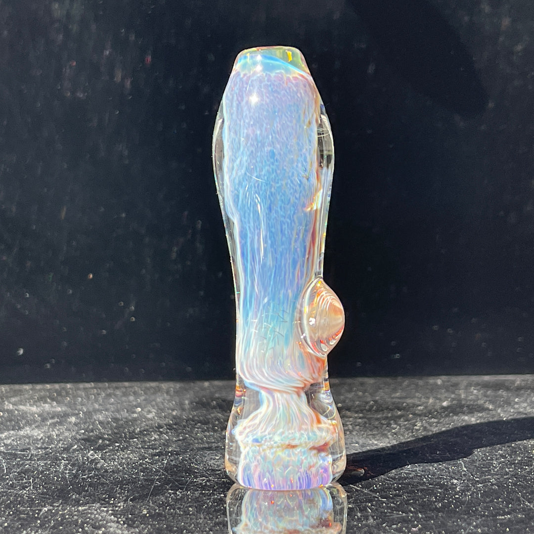 Purple Nebula Chillum Glass Pipe Tako Glass   