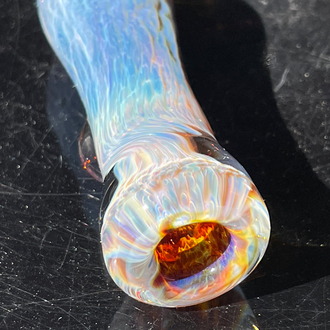 Purple Nebula Chillum Glass Pipe Tako Glass   