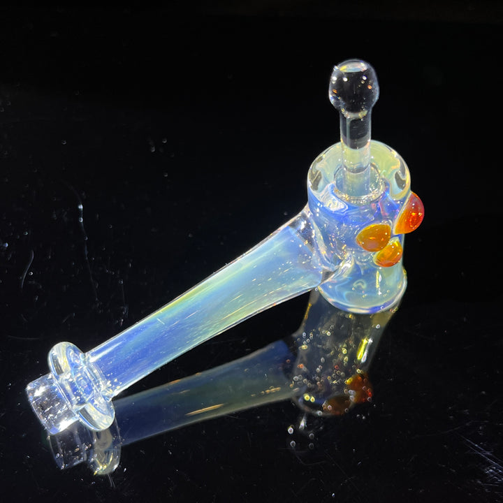 Silver Fumed Hash Hammer Glass Pipe KOP Glass   