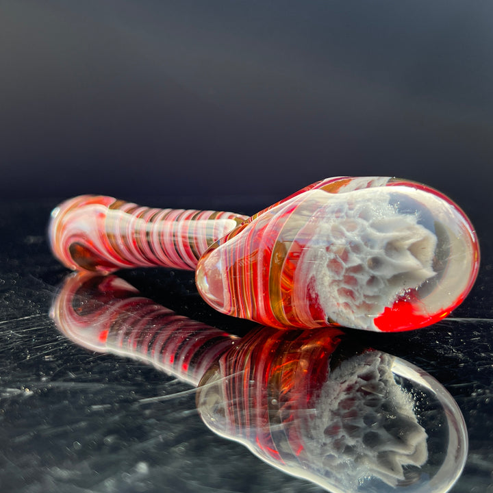 Mercury Alien Brain Honeycomb Glass Pipe Plug a Nug   