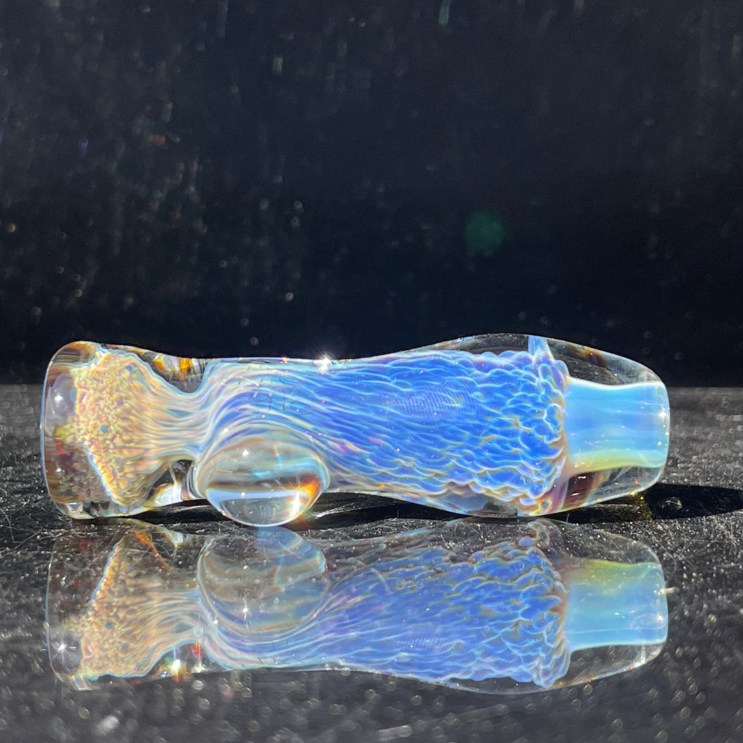 Purple Nebula Chillum Glass Pipe Tako Glass   