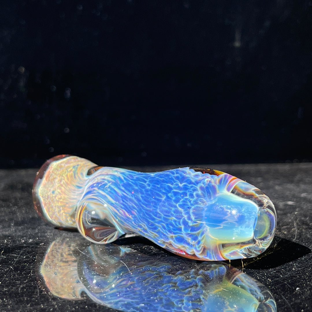 Purple Nebula Chillum Glass Pipe Tako Glass   