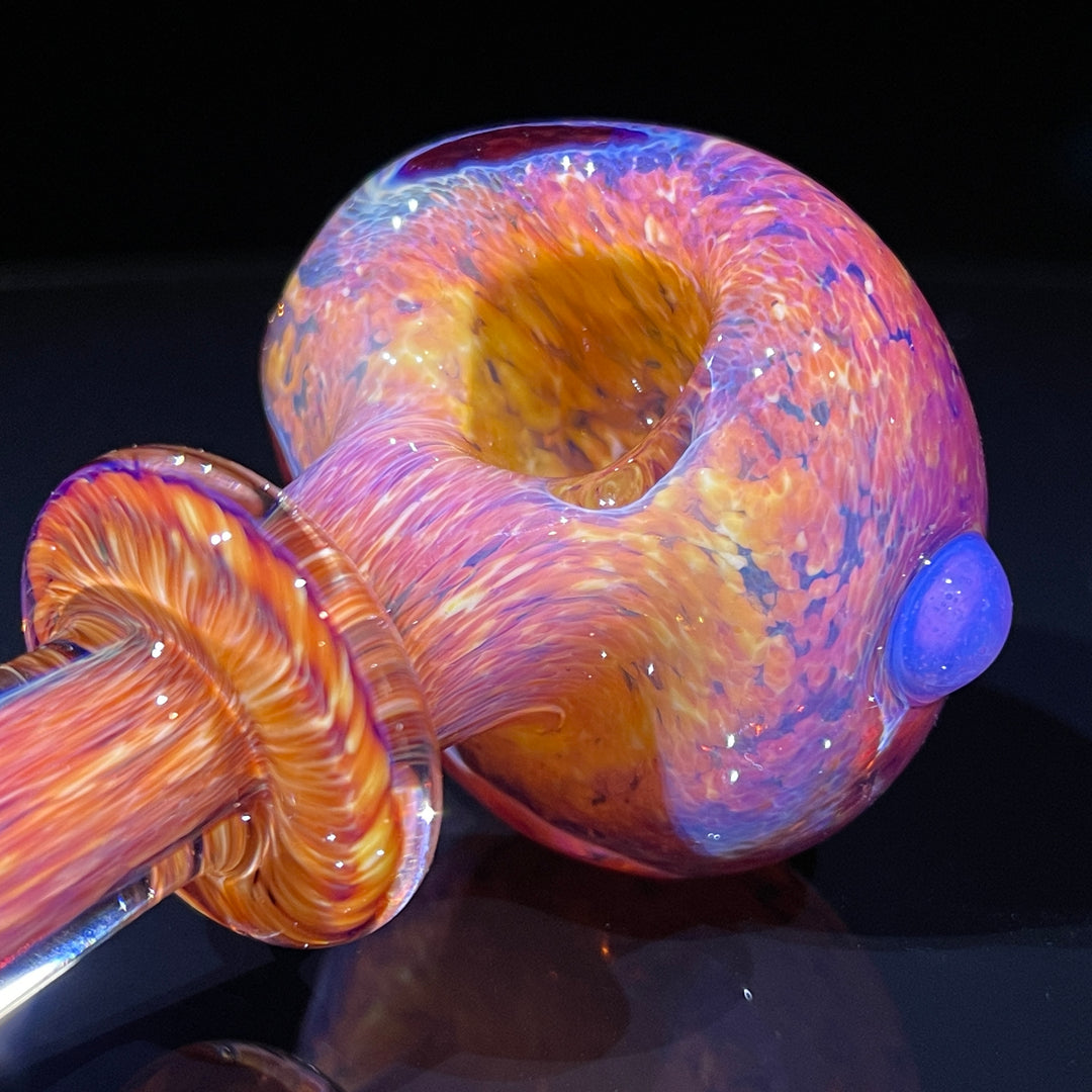 Thick Striking Purple Pipe + Ryot HeadCase Combo Glass Pipe Chuck Glass