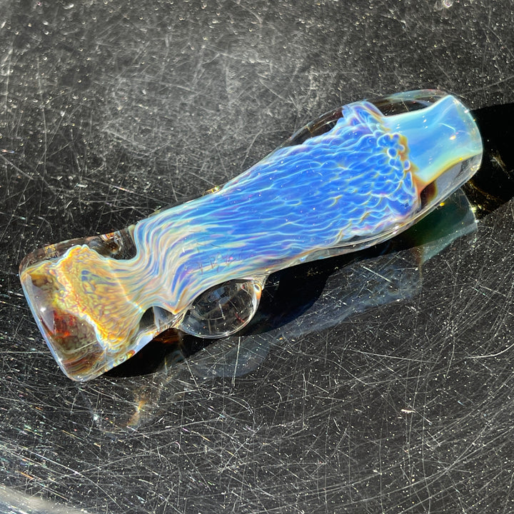 Purple Nebula Chillum Glass Pipe Tako Glass   