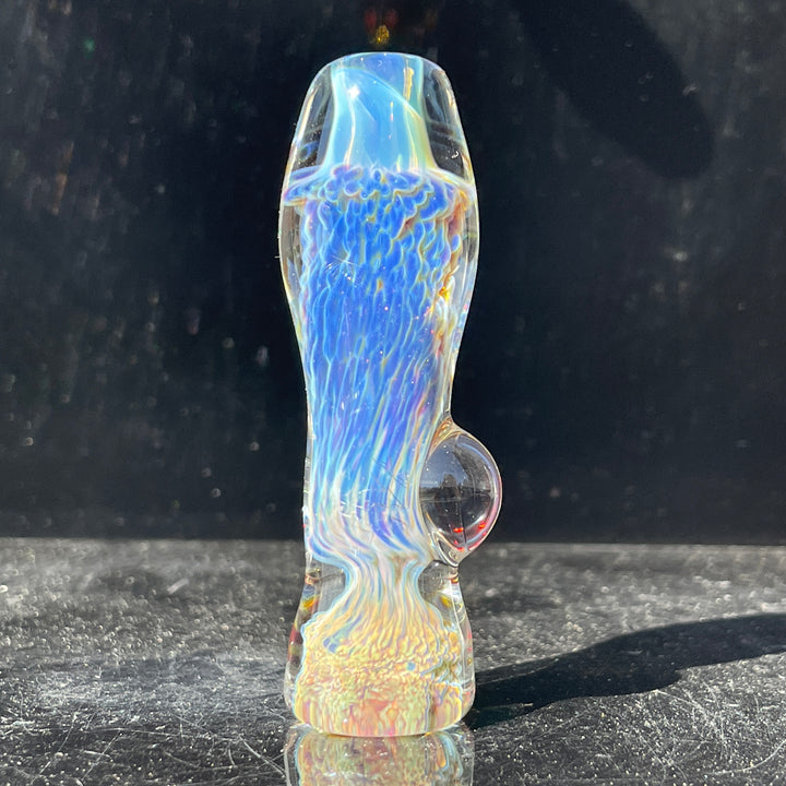 Purple Nebula Chillum Glass Pipe Tako Glass   