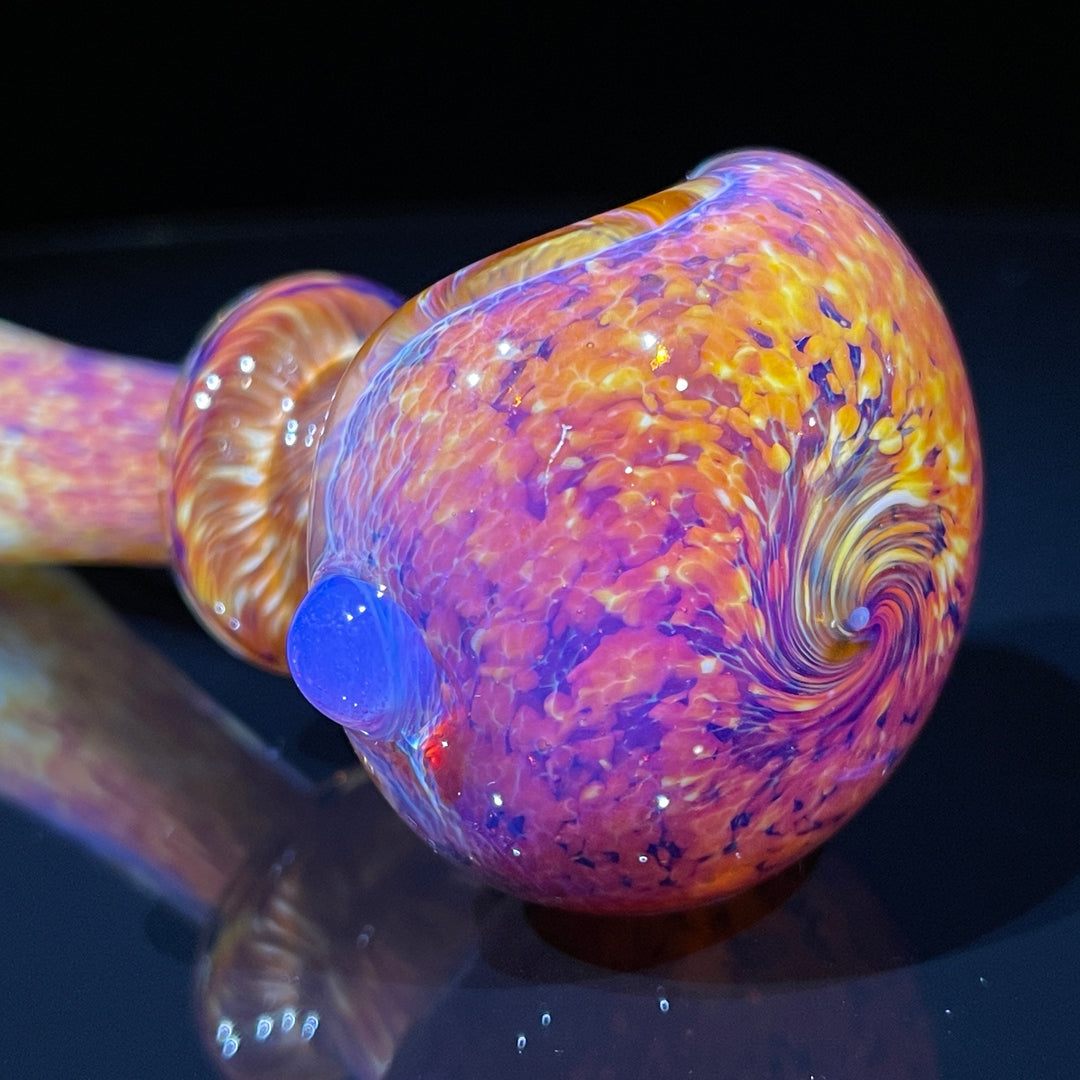 Thick Striking Purple Pipe + Ryot HeadCase Combo Glass Pipe Chuck Glass