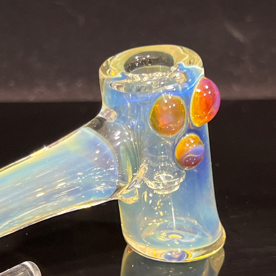 Silver Fumed Hash Hammer Glass Pipe KOP Glass   