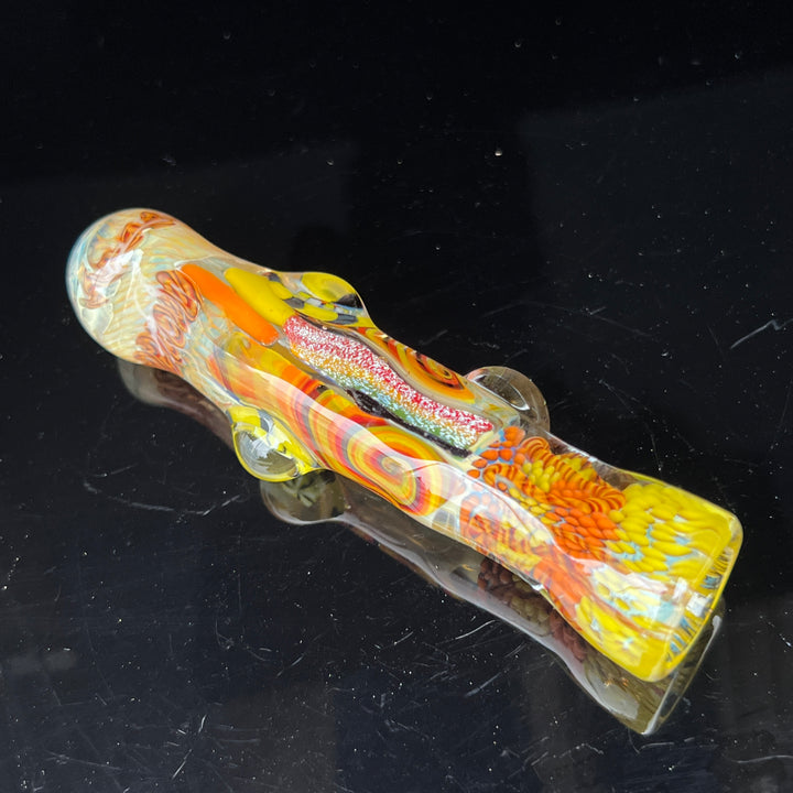 Glass Berry Cupcake Chillum Glass Pipe Glass Berry Cupcake   