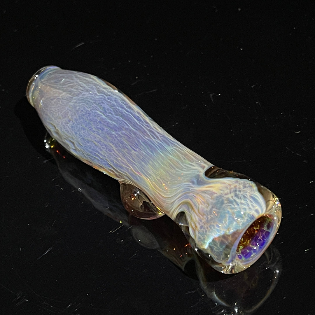 Purple Nebula Chillum Glass Pipe Tako Glass   