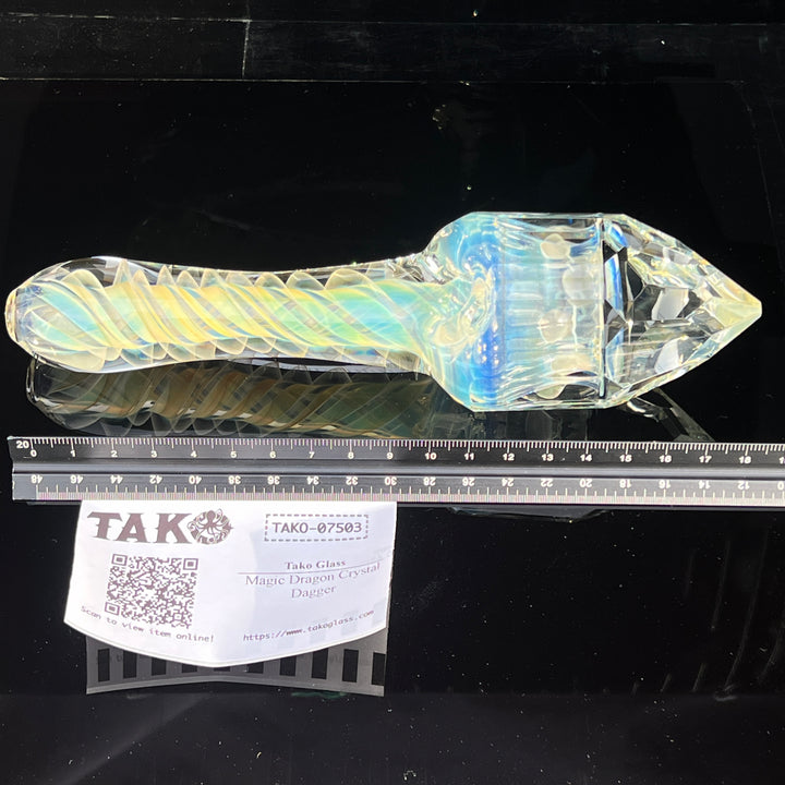 Magic Dragon Crystal Dagger Glass Pipe Tako Glass