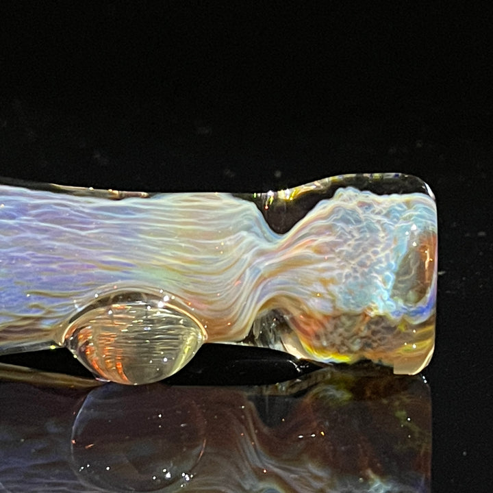 Purple Nebula Chillum Glass Pipe Tako Glass   