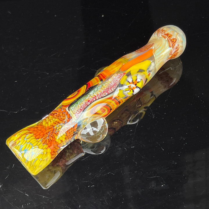 Glass Berry Cupcake Chillum Glass Pipe Glass Berry Cupcake   