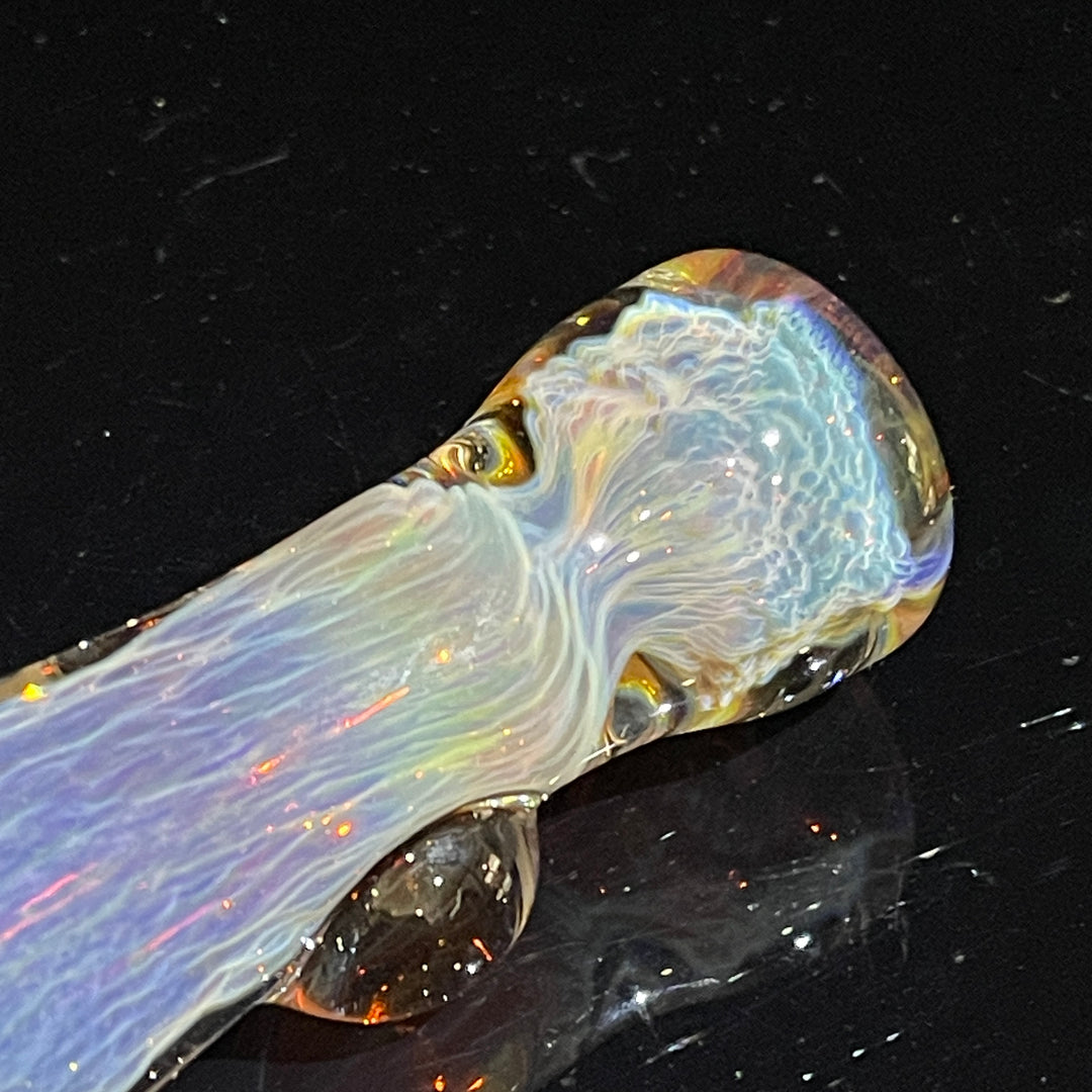 Purple Nebula Chillum Glass Pipe Tako Glass   