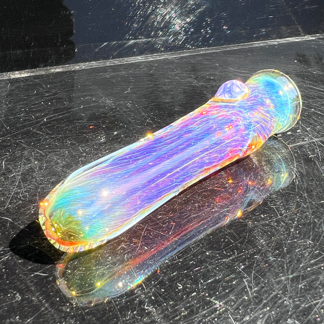 Thick Purple Chillum Glass Pipe Chuck Glass   