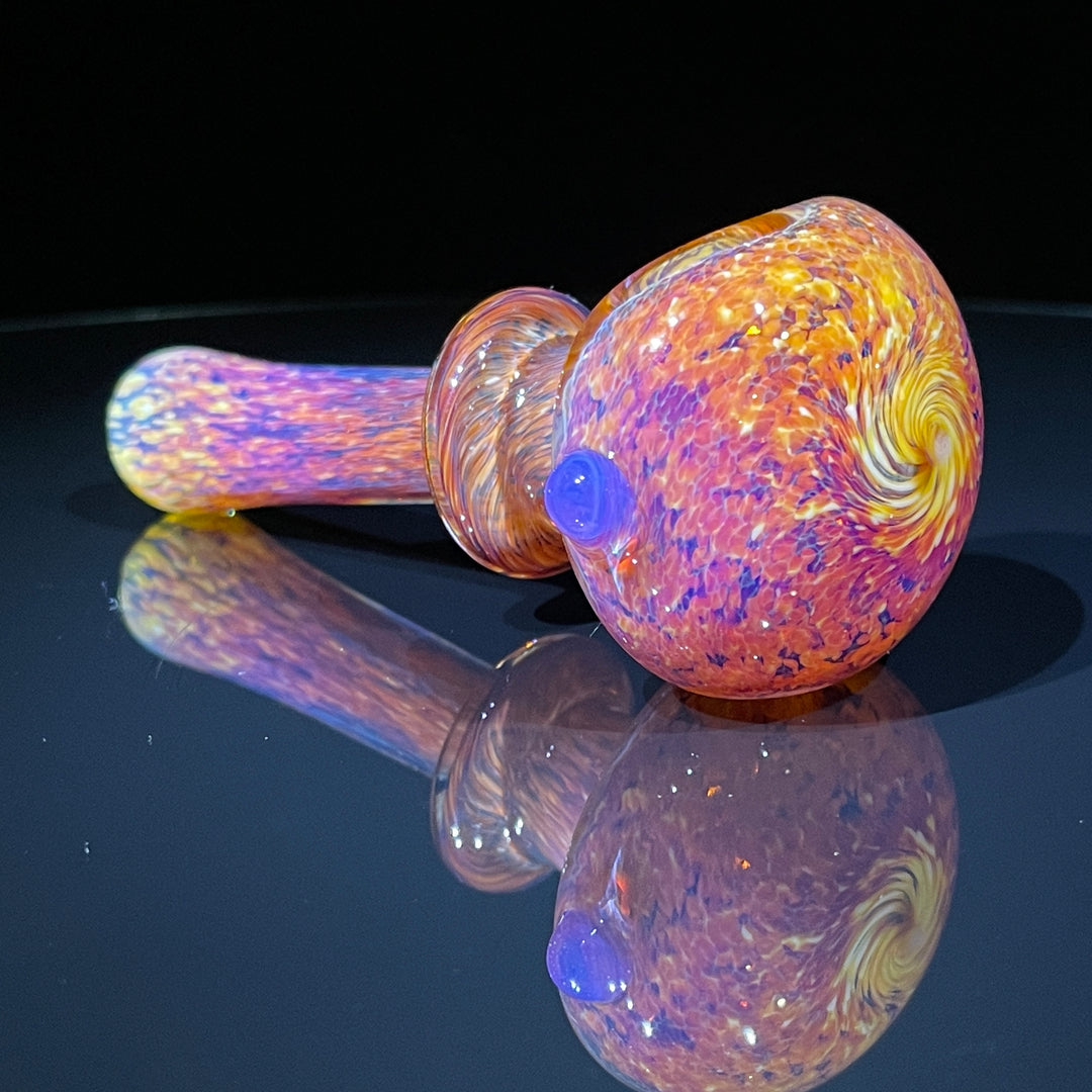 Thick Striking Purple Pipe + Ryot HeadCase Combo Glass Pipe Chuck Glass