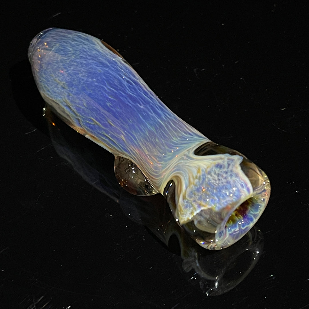 Purple Nebula Chillum Glass Pipe Tako Glass   