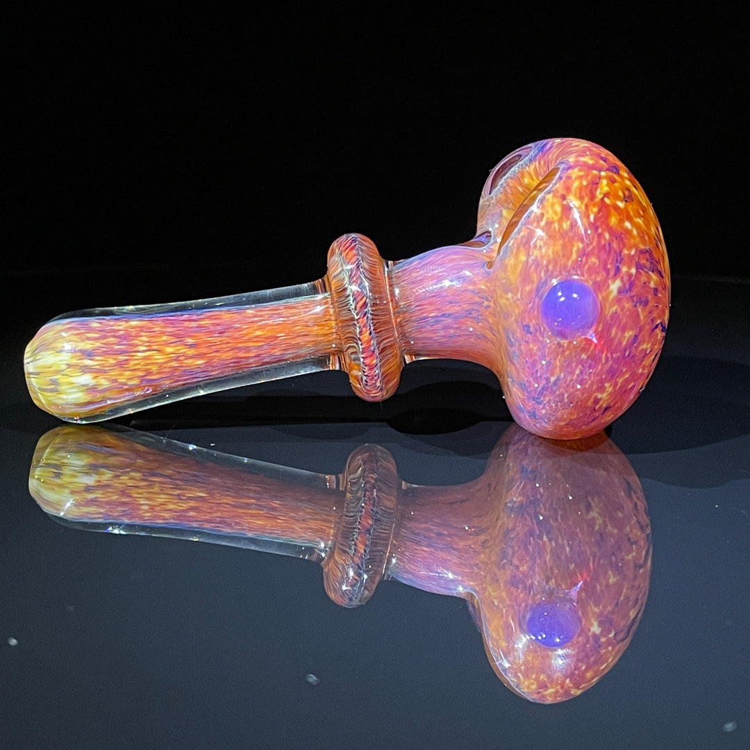 Thick Striking Purple Pipe + Ryot Headcase Combo Glass Pipe Chuck Glass