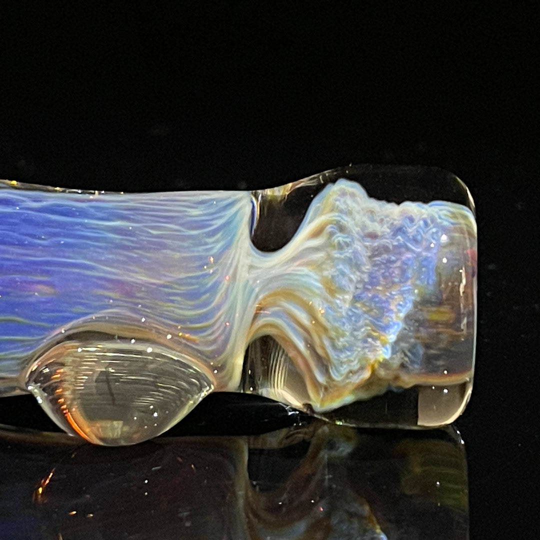 Purple Nebula Chillum Glass Pipe Tako Glass   