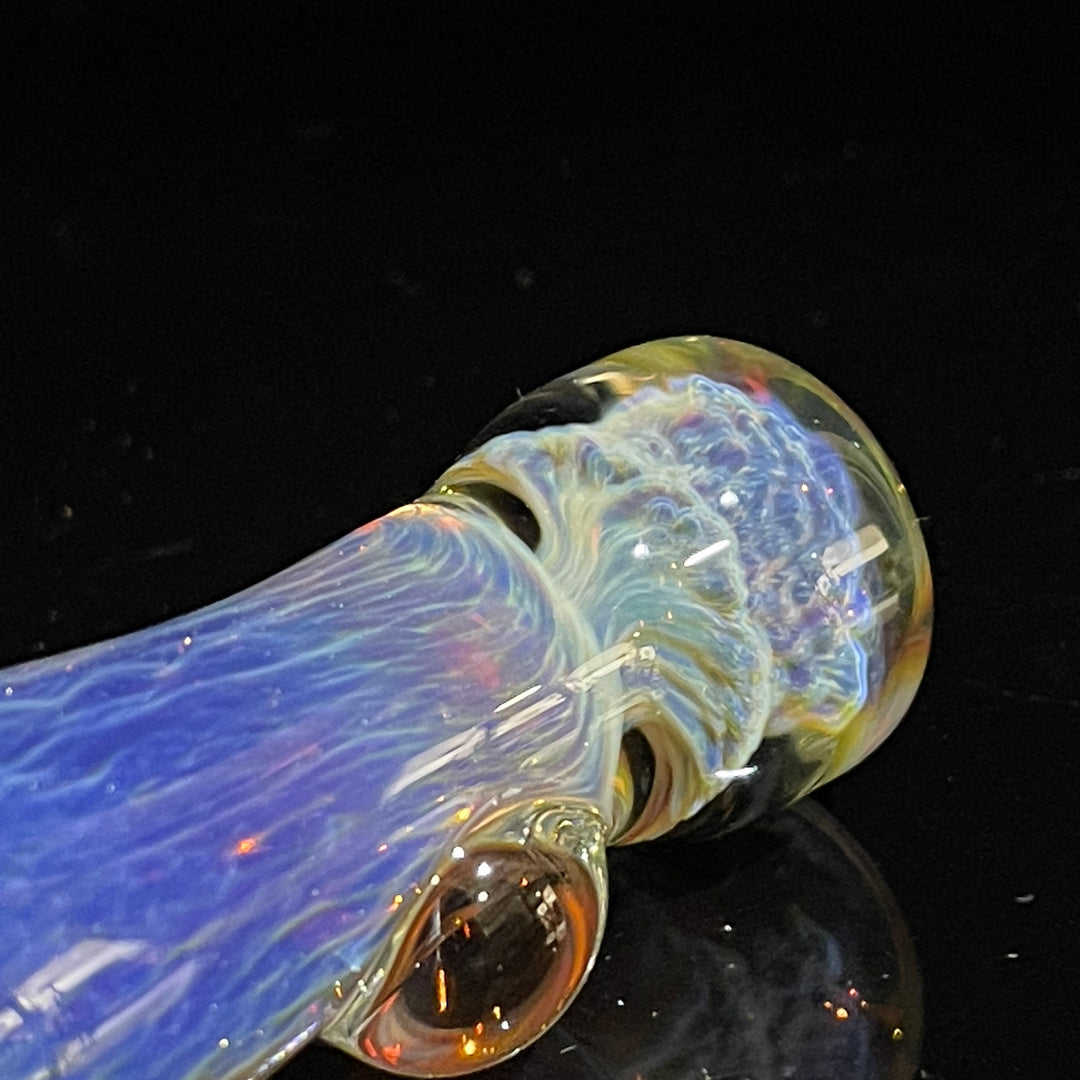 Purple Nebula Chillum Glass Pipe Tako Glass   