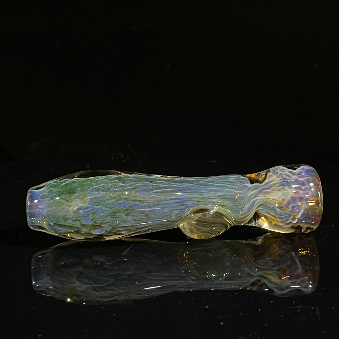 Smoky Purple Nebula Chillum Glass Pipe Tako Glass   